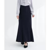 ネイビー | 【natural couture】ハートウエストカットマーメイドスカート | NICE CLAUP / OLIVE des OLIVE OUTLET
