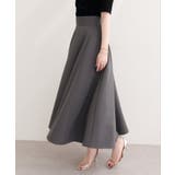 チャコール | 【natural couture】ハイウエストサーキュラースカート | NICE CLAUP / OLIVE des OLIVE OUTLET