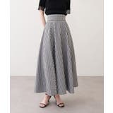 チェック | 【natural couture】ハイウエストサーキュラースカート | NICE CLAUP / OLIVE des OLIVE OUTLET
