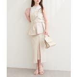 【natural couture】＜mizumami＞スリットレーススカート | NICE CLAUP / OLIVE des OLIVE　OUTLET | 詳細画像4 