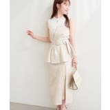 【natural couture】＜mizumami＞スリットレーススカート | NICE CLAUP / OLIVE des OLIVE　OUTLET | 詳細画像5 