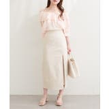 【natural couture】＜mizumami＞スリットレーススカート | NICE CLAUP / OLIVE des OLIVE　OUTLET | 詳細画像7 