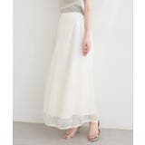 【natural couture】フラワーチュールスカート | NICE CLAUP / OLIVE des OLIVE OUTLET | 詳細画像3