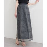 【natural couture】フラワーチュールスカート | NICE CLAUP / OLIVE des OLIVE OUTLET | 詳細画像16