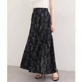 【natural couture】フラワーマーメイドギャザースカート | NICE CLAUP / OLIVE des OLIVE　OUTLET | 詳細画像1 