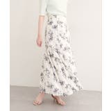 【natural couture】フラワーマーメイドギャザースカート | NICE CLAUP / OLIVE des OLIVE　OUTLET | 詳細画像5 