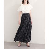 【natural couture】フラワーマーメイドギャザースカート | NICE CLAUP / OLIVE des OLIVE　OUTLET | 詳細画像7 