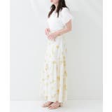 【natural couture】フラワーマーメイドギャザースカート | NICE CLAUP / OLIVE des OLIVE　OUTLET | 詳細画像26 