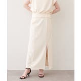 【natural couture】きれいめポンチサイドスリットタイトスカート | NICE CLAUP / OLIVE des OLIVE OUTLET | 詳細画像2
