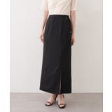 【natural couture】きれいめポンチサイドスリットタイトスカート | NICE CLAUP / OLIVE des OLIVE OUTLET | 詳細画像9