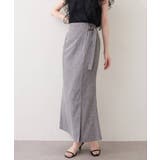 【natural couture】ラップ風タイトスカート | NICE CLAUP / OLIVE des OLIVE OUTLET | 詳細画像1