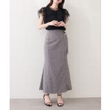 【natural couture】ラップ風タイトスカート | NICE CLAUP / OLIVE des OLIVE OUTLET | 詳細画像4