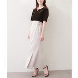 【natural couture】ラップ風タイトスカート | NICE CLAUP / OLIVE des OLIVE OUTLET | 詳細画像21