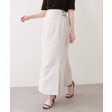 Lベージュ | 【natural couture】ラップ風タイトスカート | NICE CLAUP / OLIVE des OLIVE OUTLET