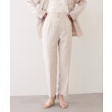 Lベージュ | 【natural couture】接触冷感マシンウォッシャブルテーパードパンツ | NICE CLAUP / OLIVE des OLIVE OUTLET