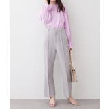 【natural couture】配色パイピングタックブラウス | NICE CLAUP / OLIVE des OLIVE　OUTLET | 詳細画像6 