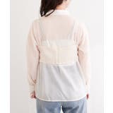 【natural couture】<osono>ビスチェ+シャツSET | NICE CLAUP / OLIVE des OLIVE OUTLET | 詳細画像4