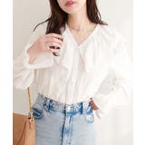 【natural couture】前後2way フリルカラーブラウス | NICE CLAUP / OLIVE des OLIVE OUTLET | 詳細画像1