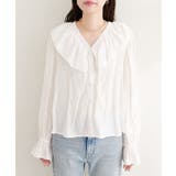 【natural couture】前後2way フリルカラーブラウス | NICE CLAUP / OLIVE des OLIVE OUTLET | 詳細画像16