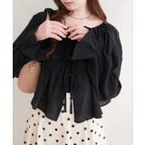 楊柳シャーリングリボンブラウス | NICE CLAUP / OLIVE des OLIVE　OUTLET | 詳細画像16 