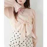 【natural couture】リボンビスチェ+ブラウス セット | NICE CLAUP / OLIVE des OLIVE　OUTLET | 詳細画像6 