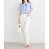 【natural couture】リボンタイフラワーブラウス | NICE CLAUP / OLIVE des OLIVE OUTLET | 詳細画像8