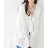 オフ | 【natural couture】ポリエステルレーヨンフリルシャツ | NICE CLAUP / OLIVE des OLIVE　OUTLET