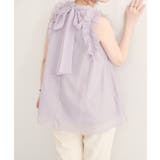 【natural couture】バックリボンノースリチュニック | NICE CLAUP / OLIVE des OLIVE　OUTLET | 詳細画像9 