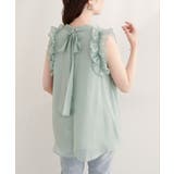 【natural couture】バックリボンノースリチュニック | NICE CLAUP / OLIVE des OLIVE　OUTLET | 詳細画像13 