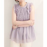 ラベンダー | 【natural couture】バックリボンノースリチュニック | NICE CLAUP / OLIVE des OLIVE　OUTLET