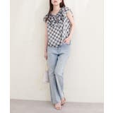 【natural couture】フリルカラーノースリブラウス | NICE CLAUP / OLIVE des OLIVE OUTLET | 詳細画像14