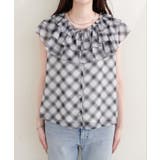 【natural couture】フリルカラーノースリブラウス | NICE CLAUP / OLIVE des OLIVE OUTLET | 詳細画像16