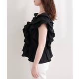 【natural couture】ラッフルフリルペプラムブラウウス | NICE CLAUP / OLIVE des OLIVE OUTLET | 詳細画像17