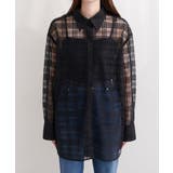 【natural couture】シアーチェックシャツ | NICE CLAUP / OLIVE des OLIVE OUTLET | 詳細画像10