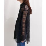 【natural couture】シアーチェックシャツ | NICE CLAUP / OLIVE des OLIVE OUTLET | 詳細画像11