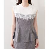 【natural couture】レース切替ペプラムTOPS | NICE CLAUP / OLIVE des OLIVE OUTLET | 詳細画像6