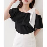 ブラック | 【natural couture】マルチWAYオフショルバルーントップス | NICE CLAUP / OLIVE des OLIVE OUTLET