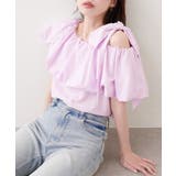 ラベンダー | 【natural couture】マルチWAYオフショルバルーントップス | NICE CLAUP / OLIVE des OLIVE OUTLET