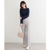 【natural couture】スカラップラメニット | NICE CLAUP / OLIVE des OLIVE　OUTLET | 詳細画像4 