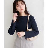 【natural couture】スカラップラメニット | NICE CLAUP / OLIVE des OLIVE　OUTLET | 詳細画像6 