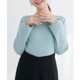 ミント | 【natural couture】スカラップラメニット | NICE CLAUP / OLIVE des OLIVE　OUTLET