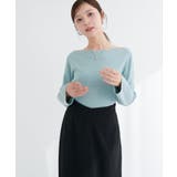 【natural couture】スカラップラメニット | NICE CLAUP / OLIVE des OLIVE　OUTLET | 詳細画像16 