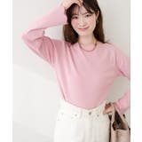 【natural couture】スカラップラメニット | NICE CLAUP / OLIVE des OLIVE　OUTLET | 詳細画像26 