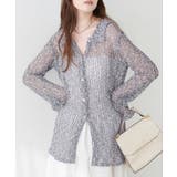 ネップ透かし編みカーデ | NICE CLAUP / OLIVE des OLIVE　OUTLET | 詳細画像7 