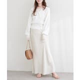 【natural couture】アシメデザイン釦カーデ | NICE CLAUP / OLIVE des OLIVE　OUTLET | 詳細画像4 