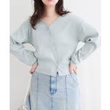 【natural couture】アシメデザイン釦カーデ | NICE CLAUP / OLIVE des OLIVE　OUTLET | 詳細画像11 