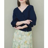 【natural couture】アシメデザイン釦カーデ | NICE CLAUP / OLIVE des OLIVE　OUTLET | 詳細画像15 
