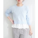 【natural couture】バルーンドッキングニット | NICE CLAUP / OLIVE des OLIVE　OUTLET | 詳細画像1 