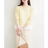 【natural couture】バルーンドッキングニット | NICE CLAUP / OLIVE des OLIVE　OUTLET | 詳細画像16 