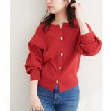 【natural couture】キーネックポリカーデ | NICE CLAUP / OLIVE des OLIVE OUTLET | 詳細画像2